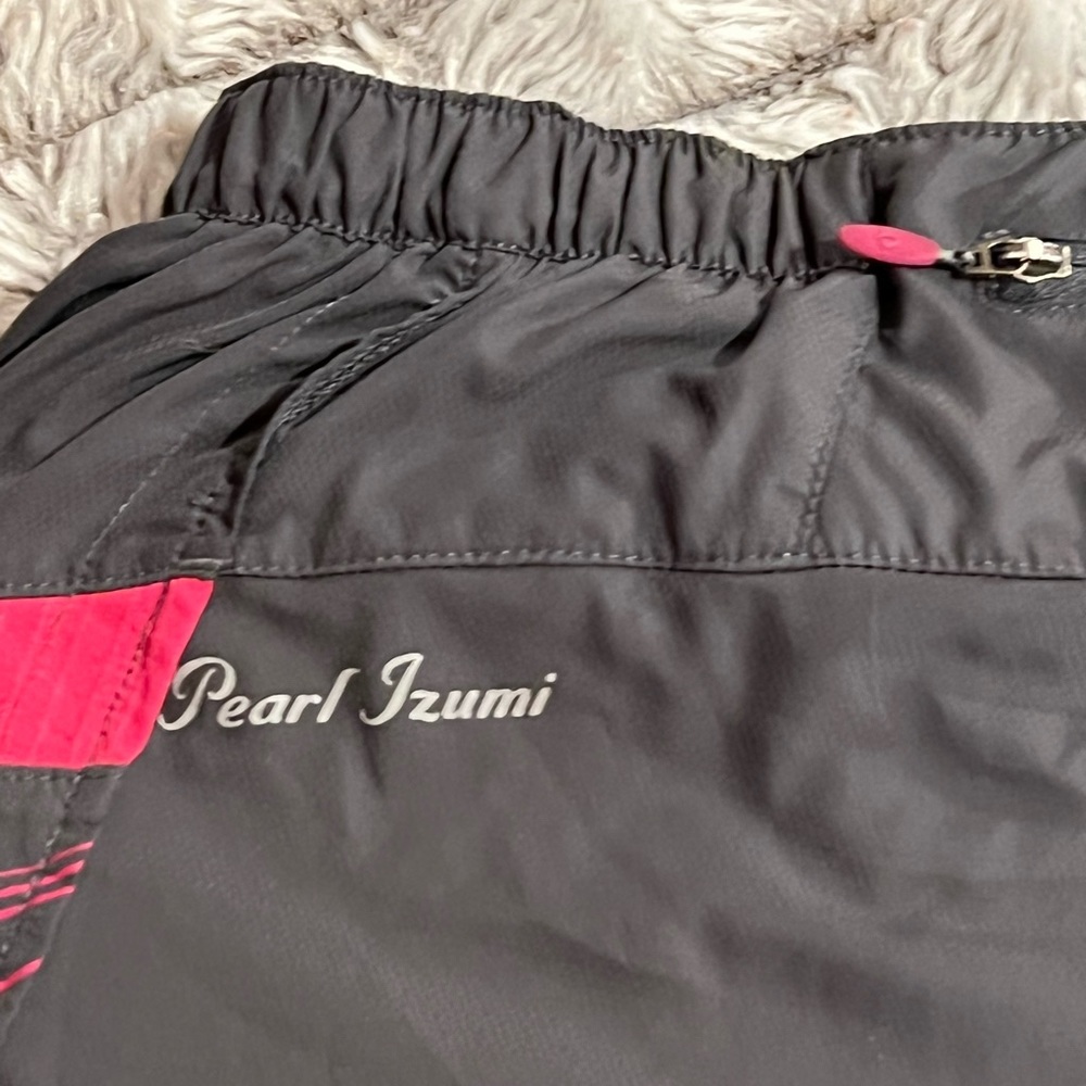❤️ 4 for $15 Pearl Izumi Grey & Pink Running Shorts Size S - Picture 6 of 9